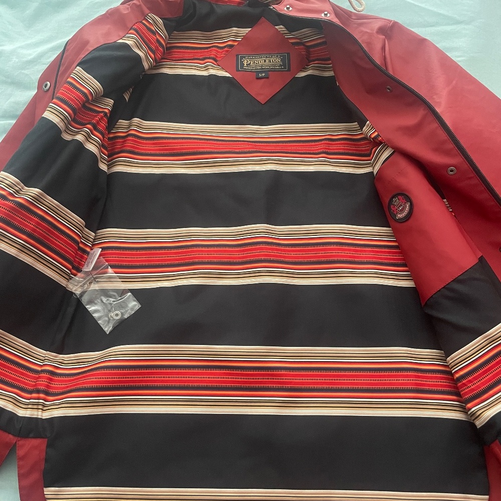 Pendleton Rain Jacket Red Size Small